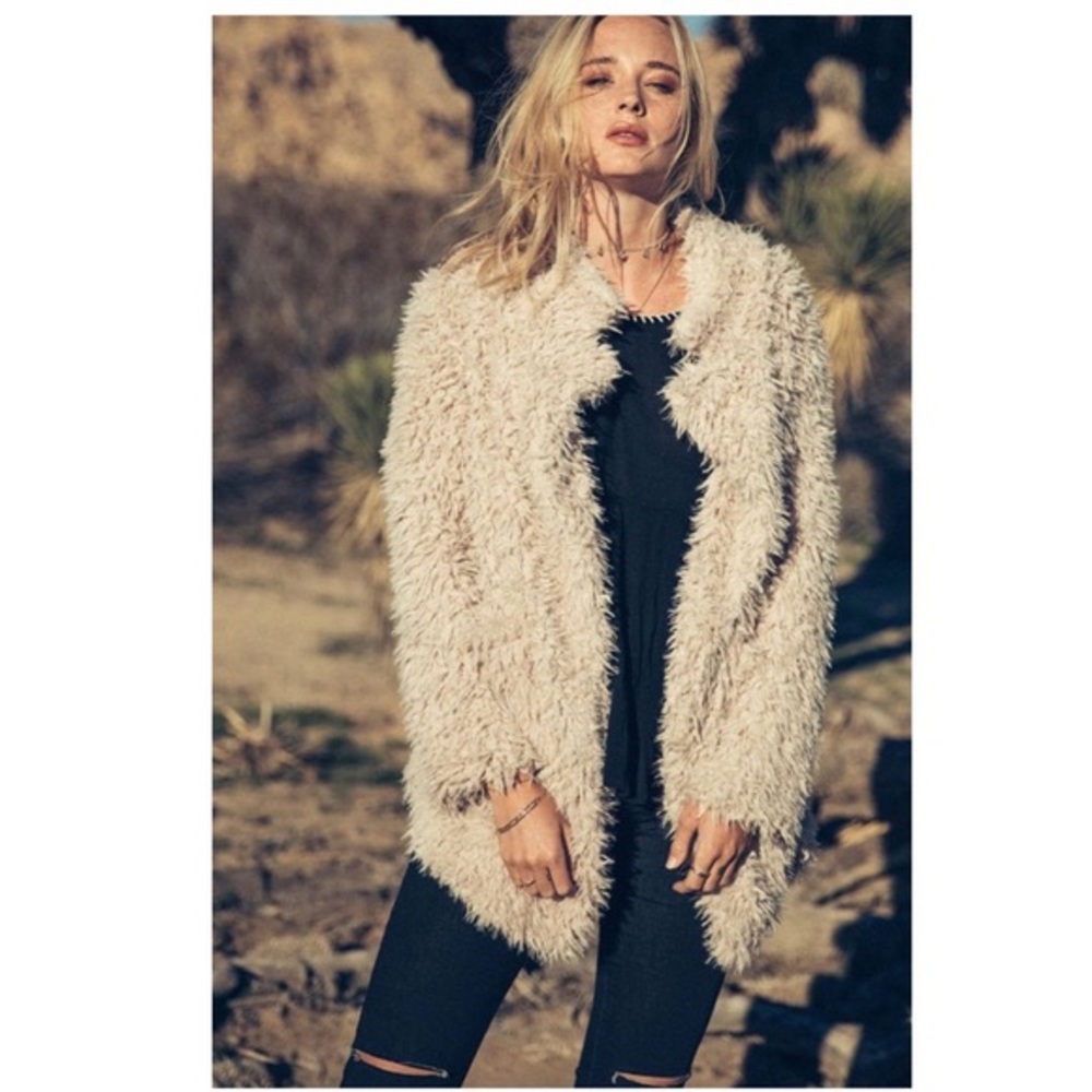 Sage the Label Fuzzy Jacket